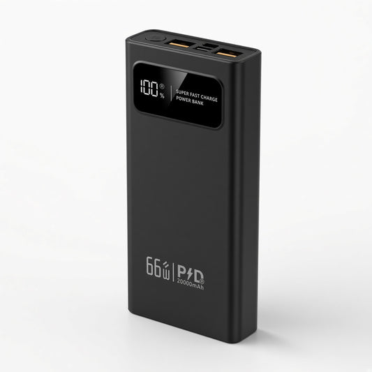 10000mAh Fast Charge Power Bank – 66W PD, Digital Display